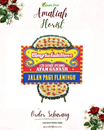 Bunga Papan Congratulation di Danareja